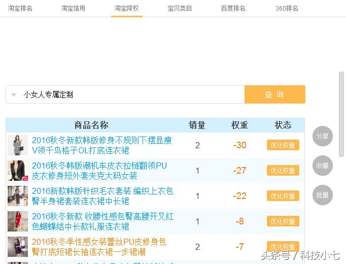 查询隐形降权的软件（查淘宝号降权网站查询）