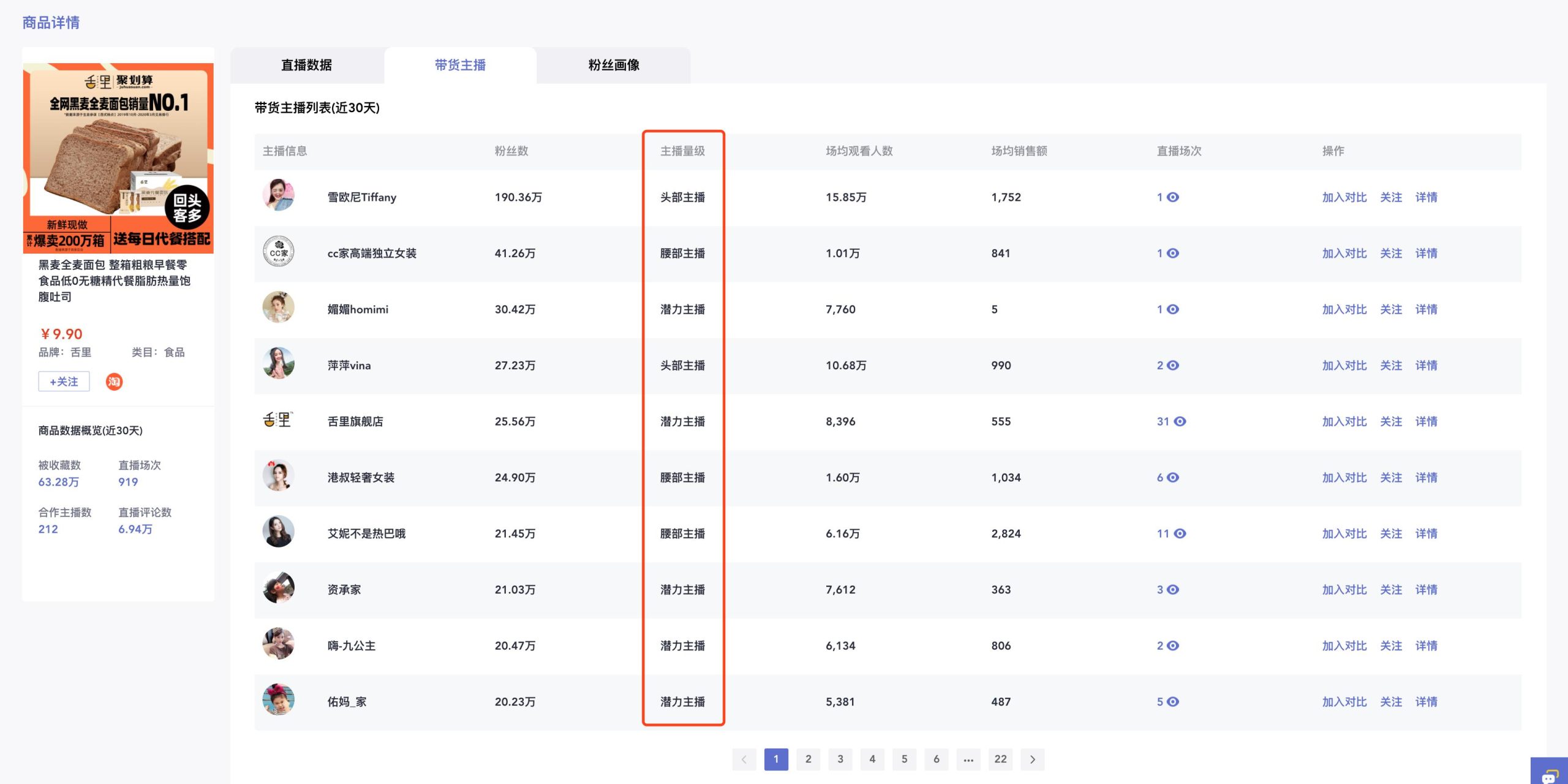 淘宝直播数据查询小程序（淘宝直播数据app）