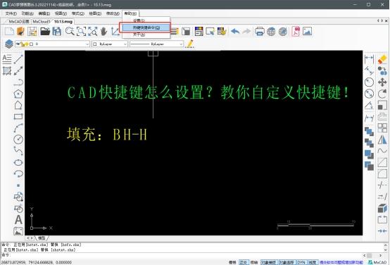 cad设置快捷键自定义（cad修改命令快捷键的技巧）