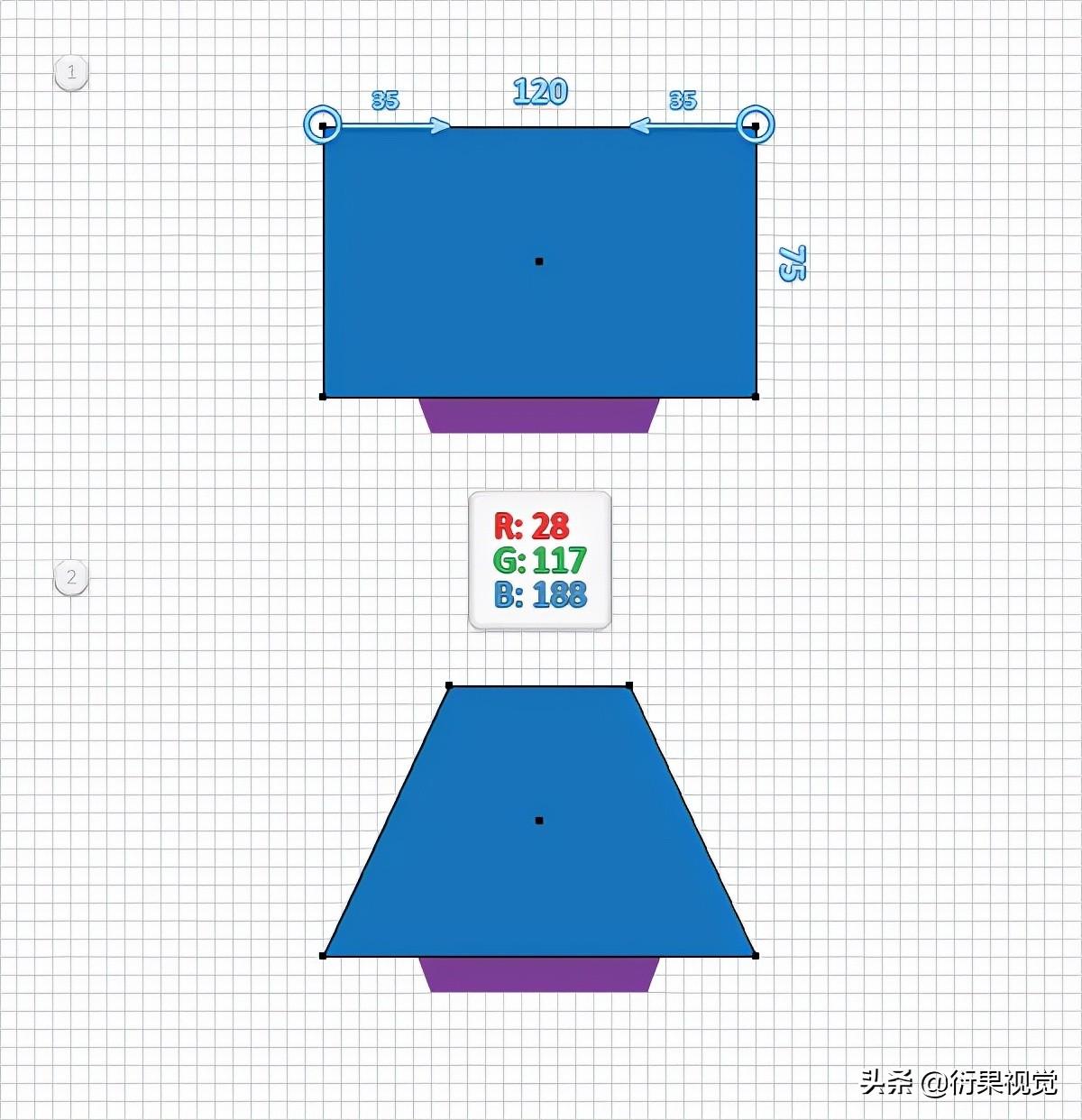 ai梯形怎么画（ai画梯形固定尺寸）