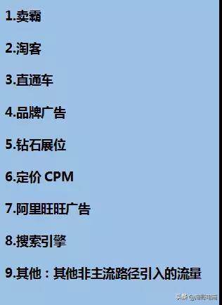 淘宝流量都有哪些入口